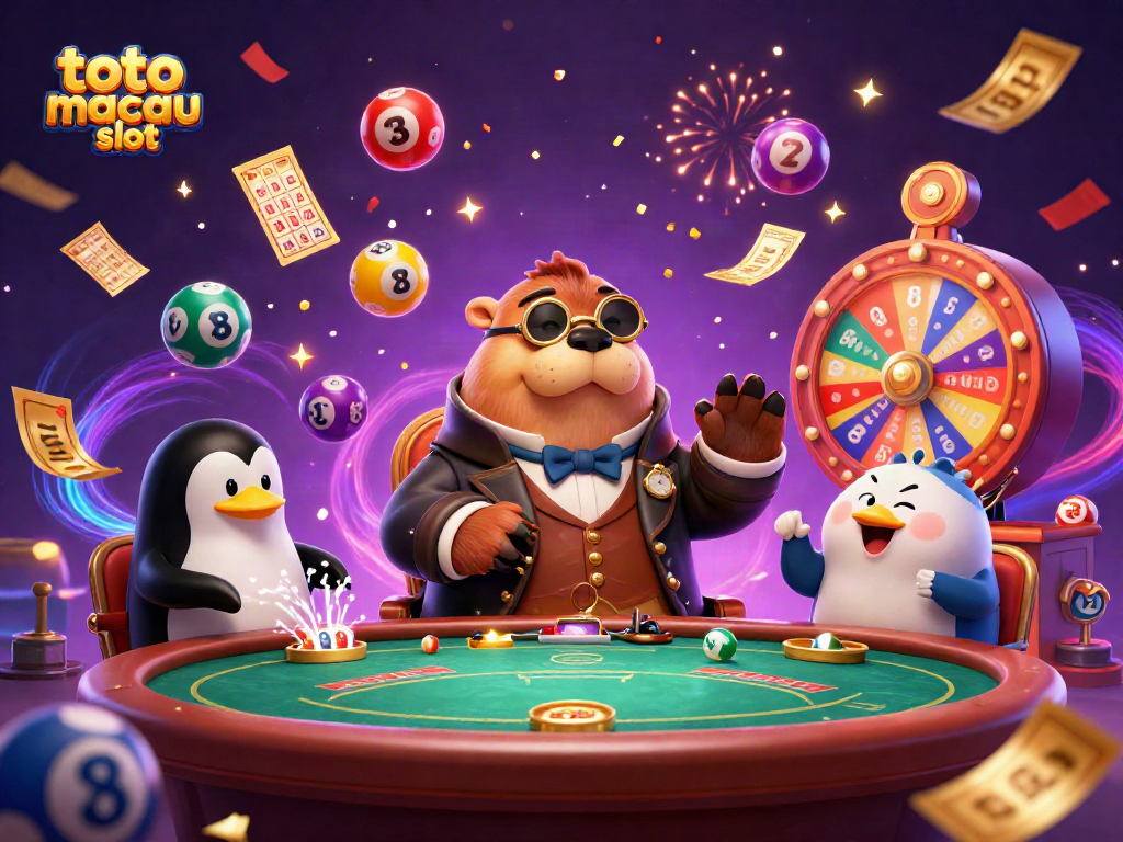 Mainkan toto macau slot dengan karakter lucu di meja poker bawah laut, meriah dan seru.