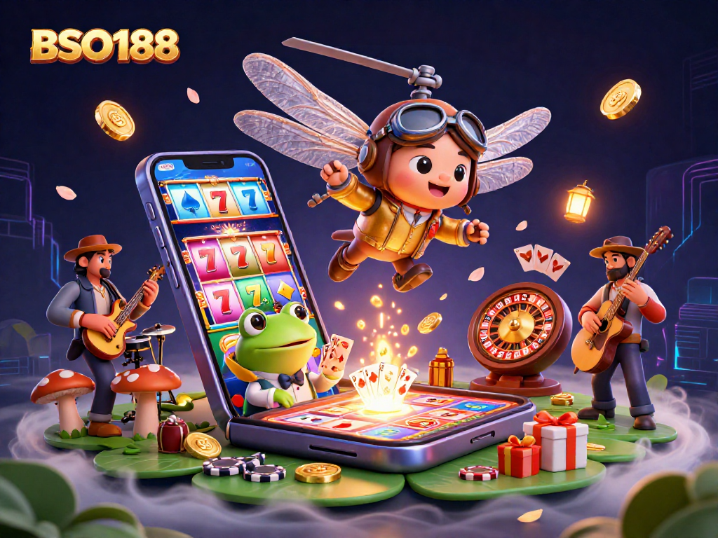 Experience the thrill of BSO188 with unique casino visuals and engaging gameplay elements.