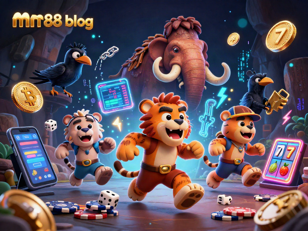 Experience thrilling moments at the mm88 blog with vibrant 3D casino elements and characters.