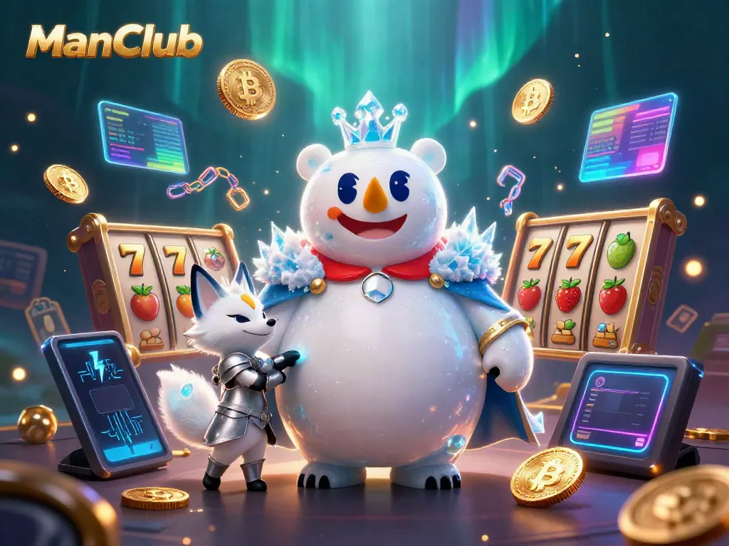 Experience immersive gameplay with ManClub's vibrant casino scene featuring unique characters and thrilling elements.