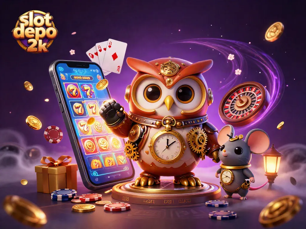 Experience excitement with slot depo 2k in a vibrant casino environment showcasing dynamic gaming elements.