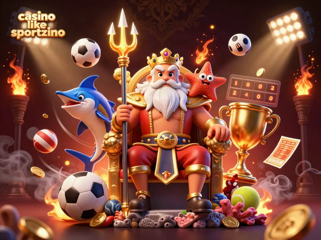 Engage in games like casino like sportzino featuring exciting sports-themed illustrations and elements.