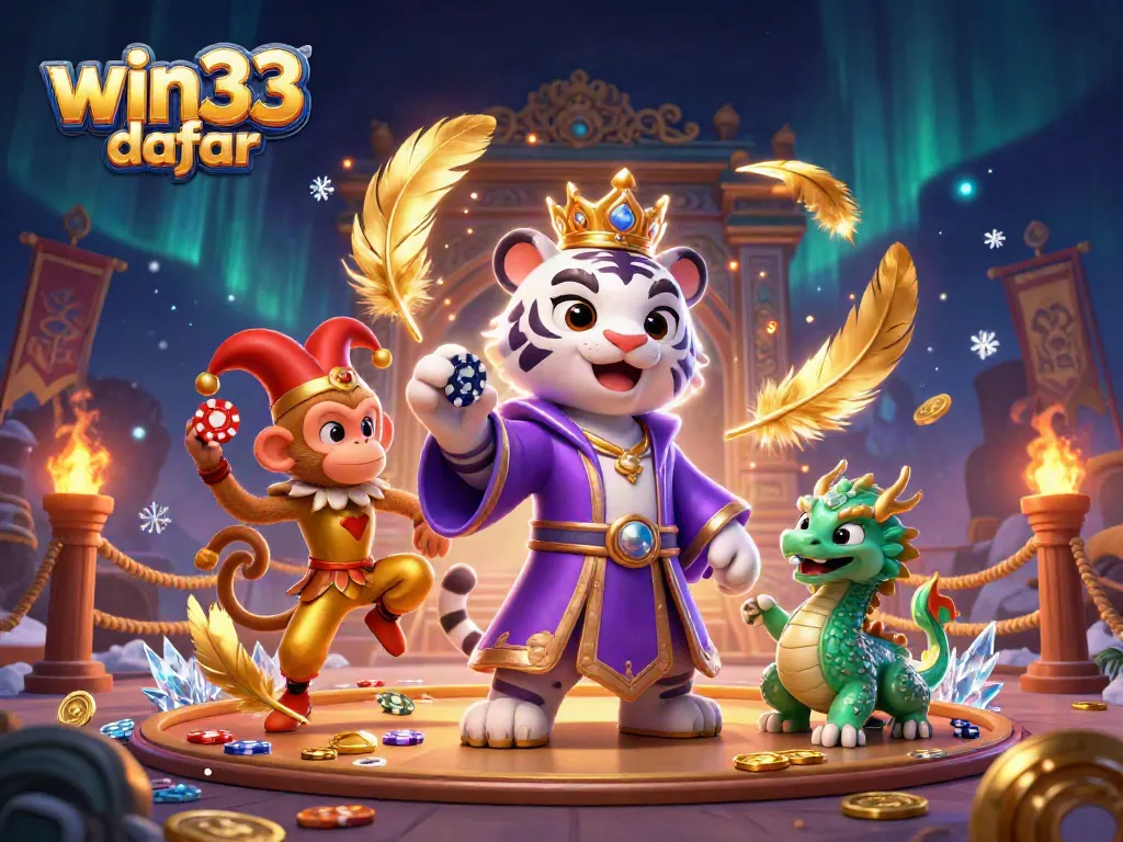 Engage with win33 daftar and enjoy online casino excitement with playful characters in a vibrant atmosphere.