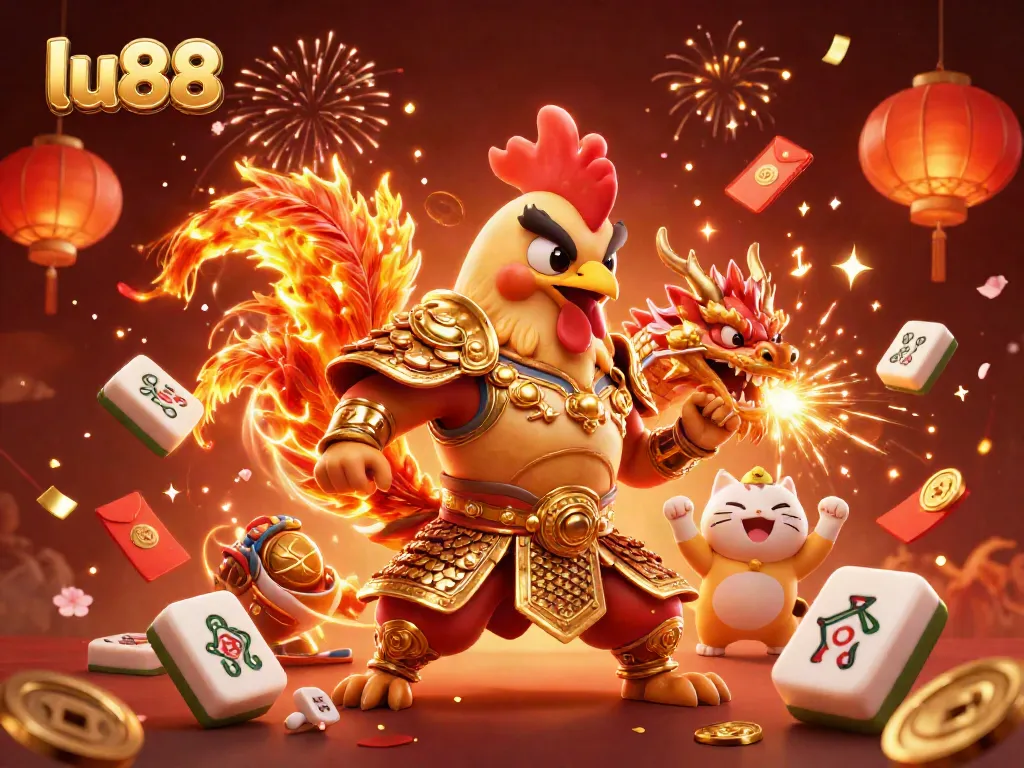 Experience exciting gameplay at lu88 with dynamic characters and rich casino symbols in a vibrant atmosphere.