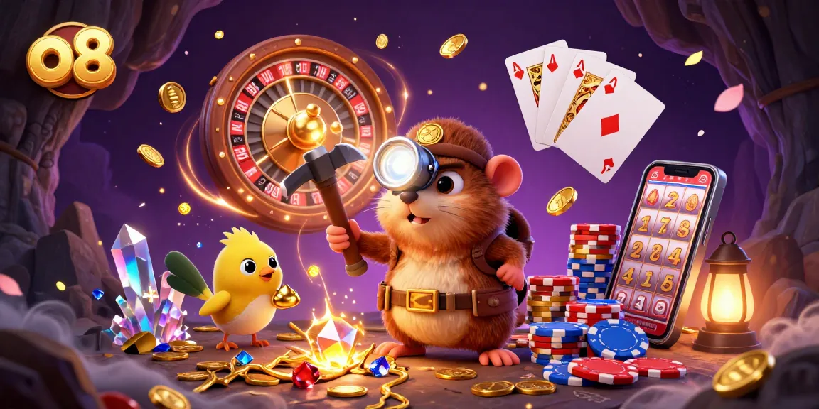 Win big with exciting O8 casino adventures featuring vibrant games and charming characters!