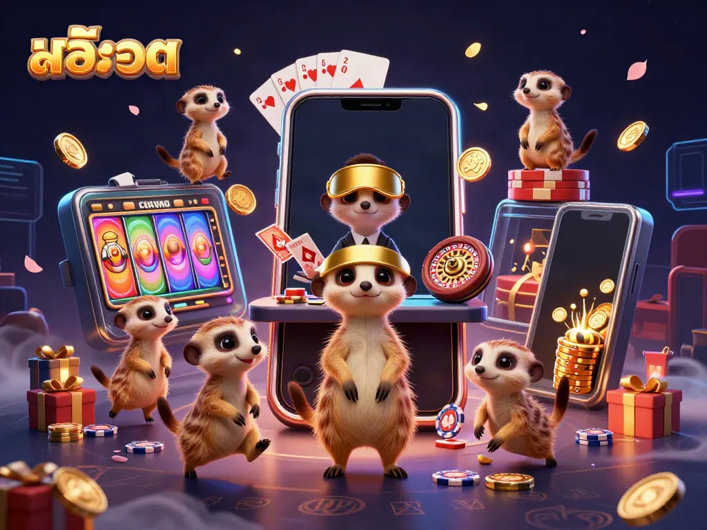 Experience immersive gameplay with innovative สล็อต mechanics in an entertaining 3D meerkat casino.