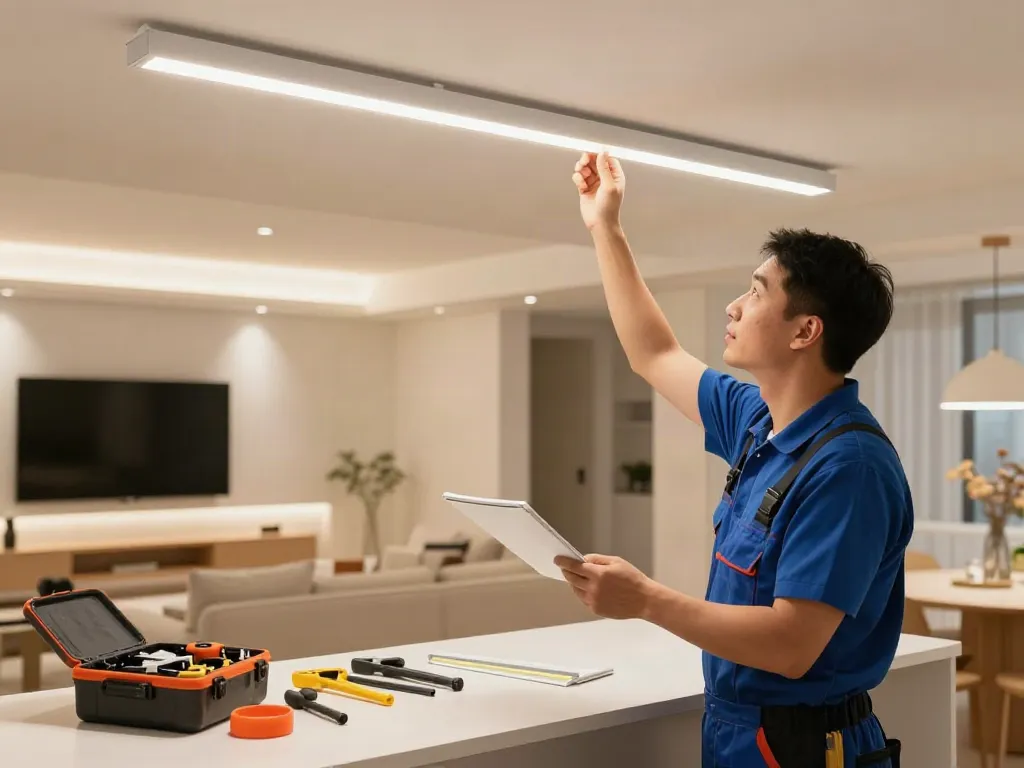 Banda led cob instalată de un furnizor de servicii locale de încredere.