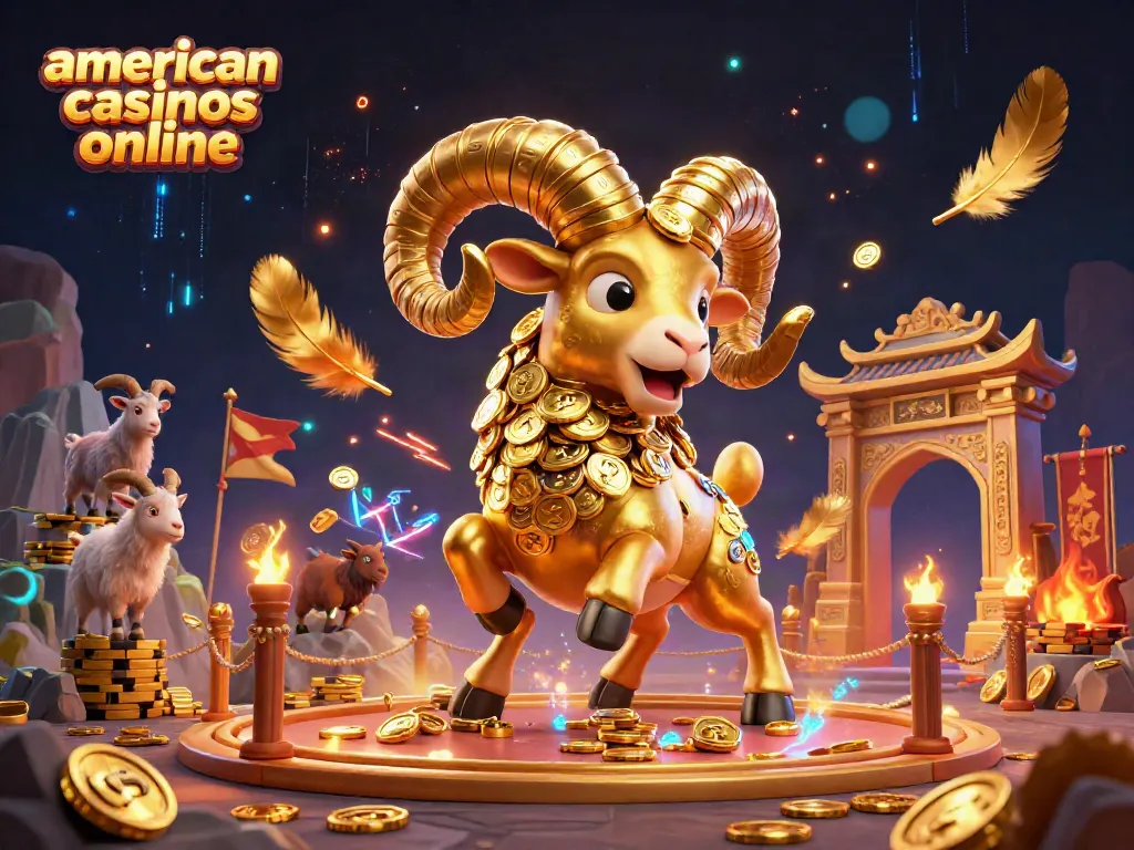 Experience thrilling gameplay at american casinos online with vibrant 3D casino illustration.
