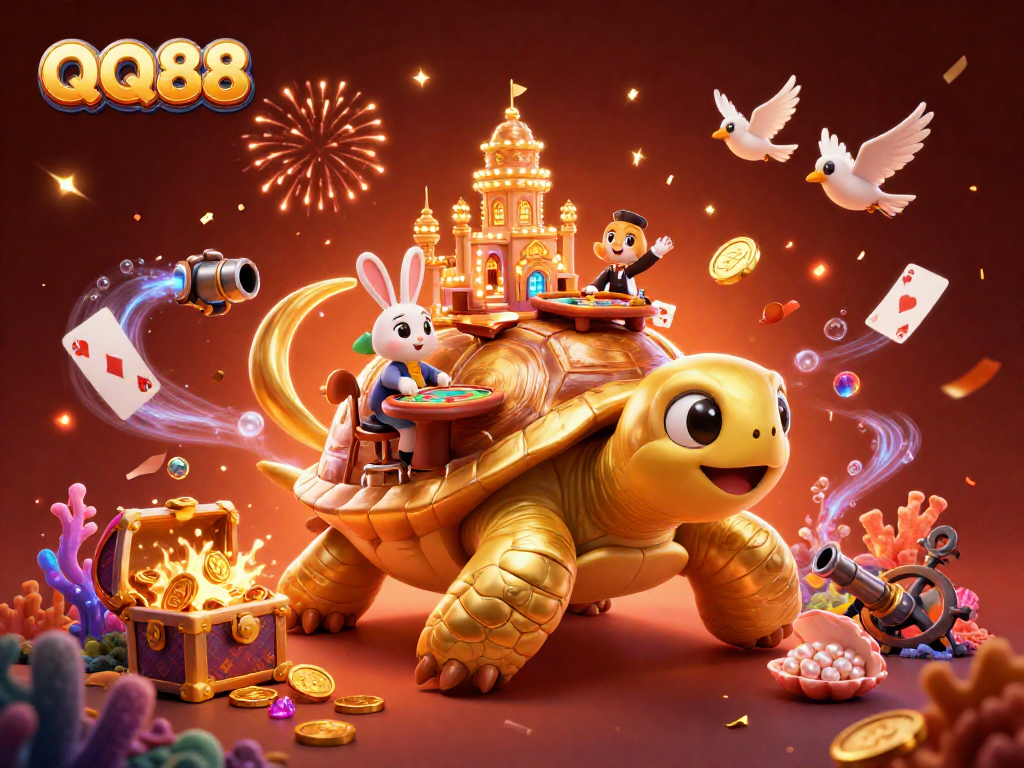 Engage with QQ88 in this vibrant casino adventure filled with gold coins and exciting gameplay.