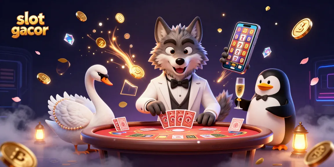 Menangkan permainan slot gacor dengan strategi cerdas sambil dikelilingi karakter lucu dan elemen kasino menakjubkan.