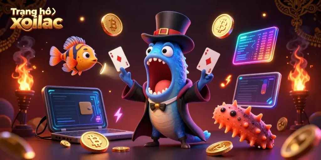 Engage in the excitement of Trang chủ xoilac with a vibrant and magical underwater gambling scene.