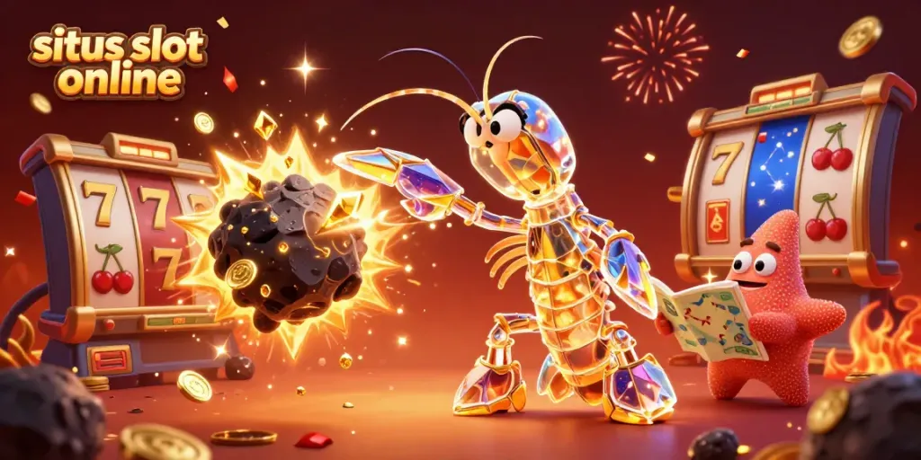 Memenangkan jackpot di situs slot online dengan mantis udang galaksi yang dinamis.