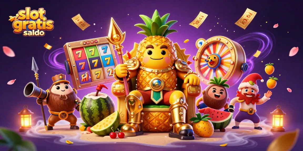 Experience slot gratis saldo excitement with dynamic jackpots and vibrant casino elements in a colorful illustration.