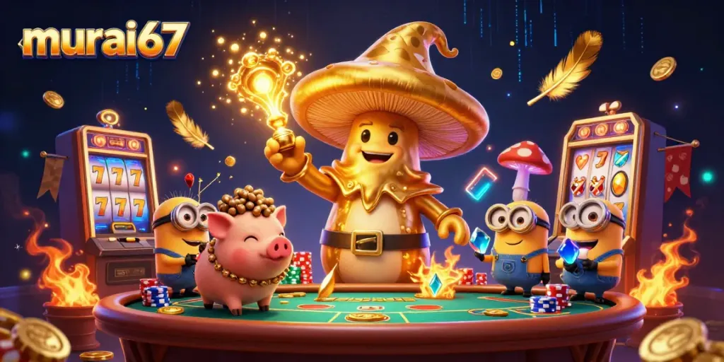 Try your luck with murai67's magical treasures in a vibrant online casino adventure.